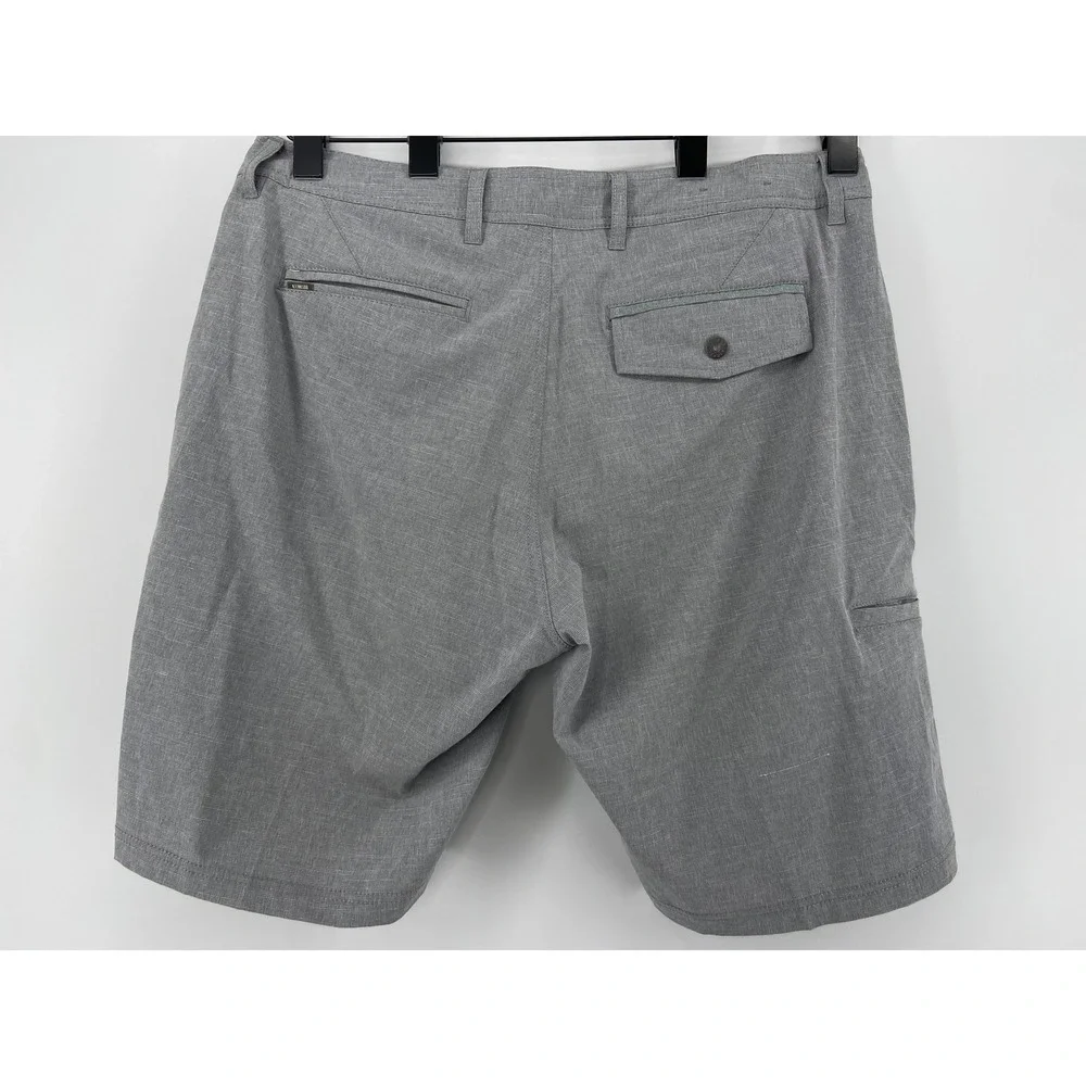 Linksoul Shorts Mens 34 Gray Performance‎ Golf Chino Stretch Casual Light 10